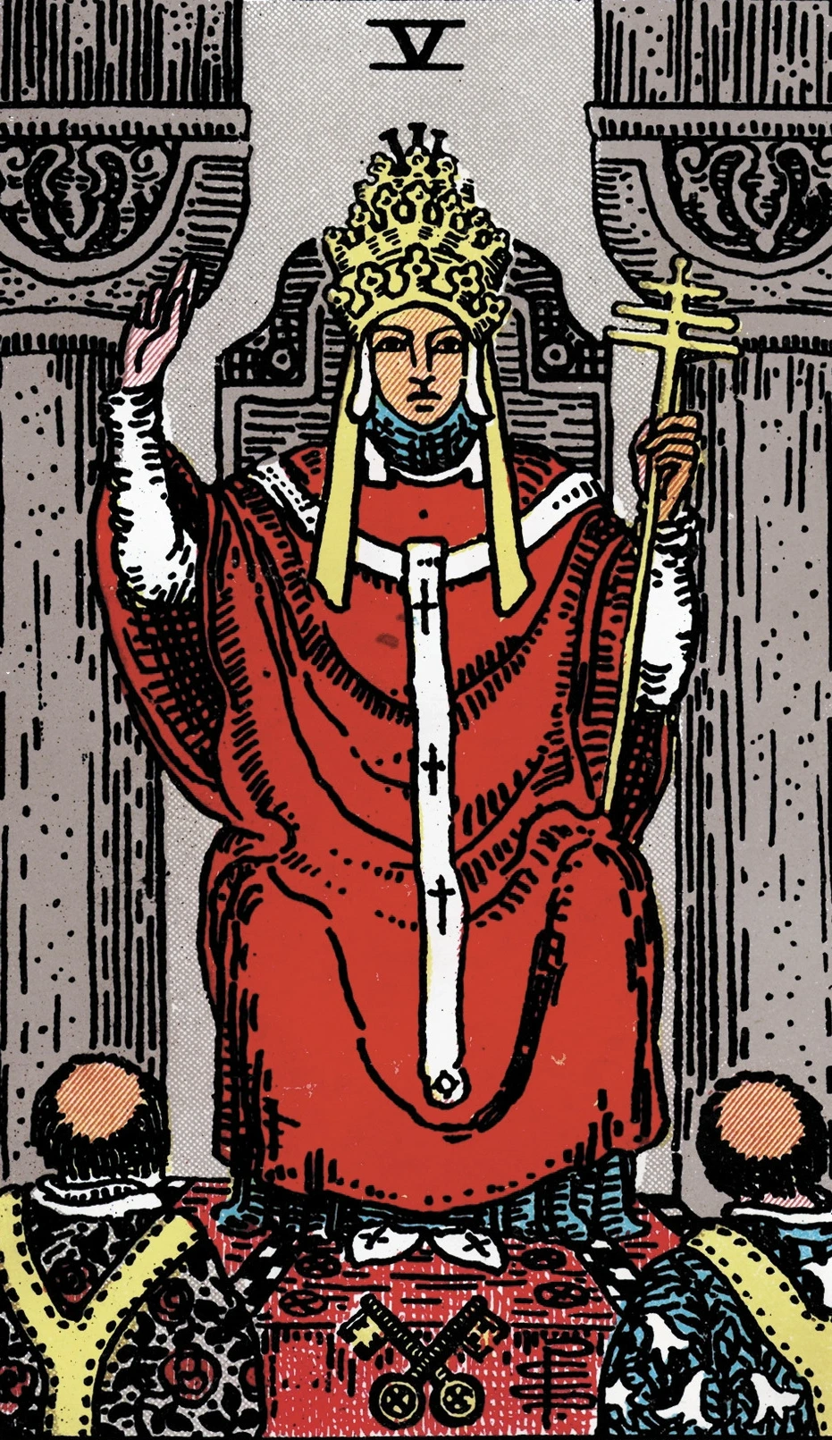 Tarot Card: The Hierophant - The Bridge of Sacred Structure